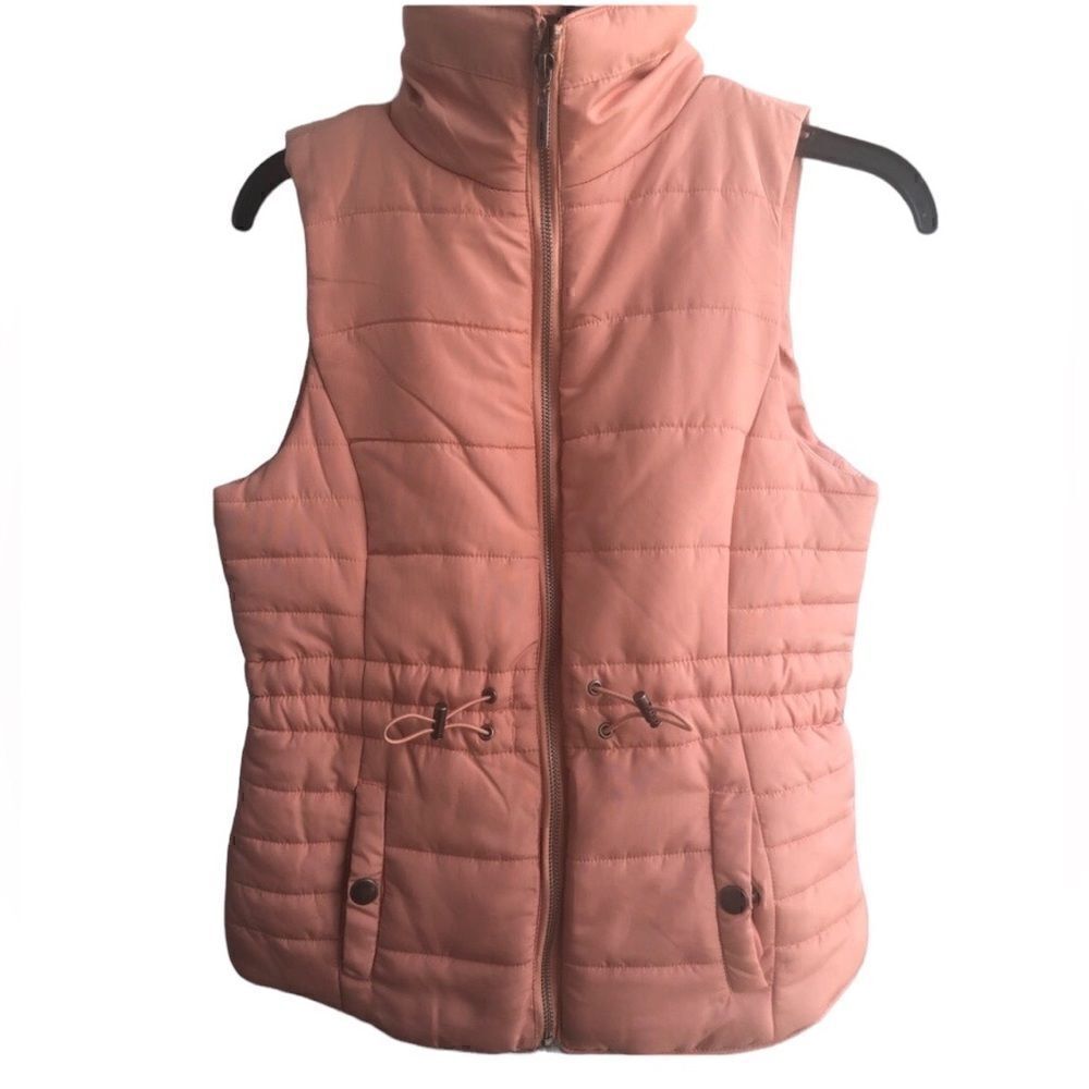 KIDS Girls Copper Key Coral Pink Antique Pink Orange Vest NWT - Picture 2 of 5